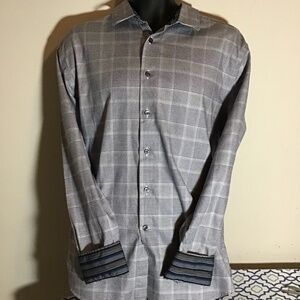 😎#464, Pronto Uomo, size XL, great condition, see photos, gorgeous shirt 😻